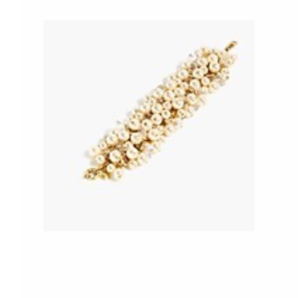 EUC J. Crew pearl and crystal bracelet